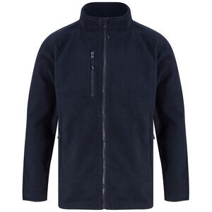 Henbury Unisex Adult Recycled Polyester Fleece Jacket / Navy
